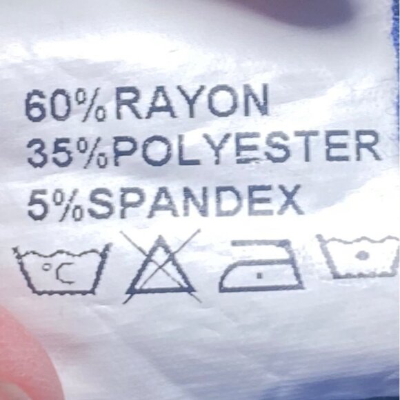 Kancystore Blue Long Sleeve Lace Cuff Top Waffle Knit Button Henley Womens XL - Picture 5 of 8